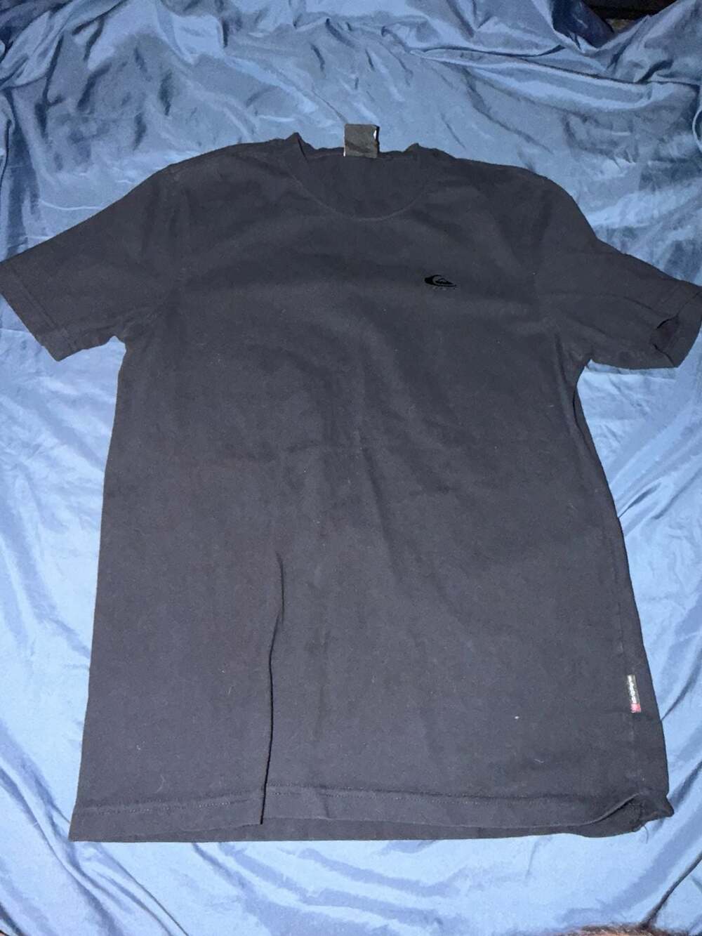 Quiksilver Men's Black Mountain & Wave Logo Short Sleeve T-Shirt Size M A25